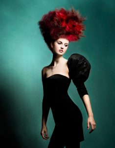 The first editorial shoot Trish worked on. 